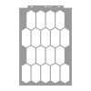 Elongated hexagon 01 painting stencil - 59x89 cm