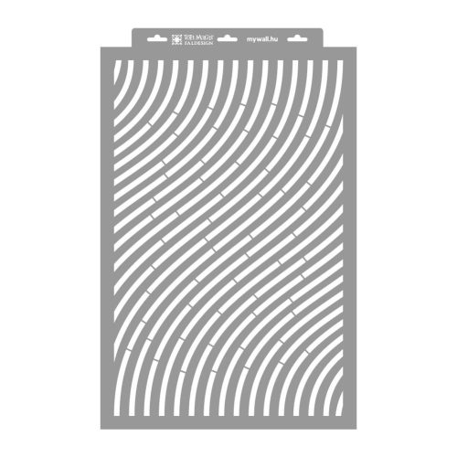 Tóth Margit Áramlás stencil - Festő - 38x60 cm maxi