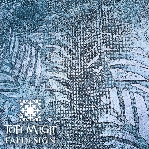 Tóth Margit Calathea stencil - Festő - 59x63 cm extra