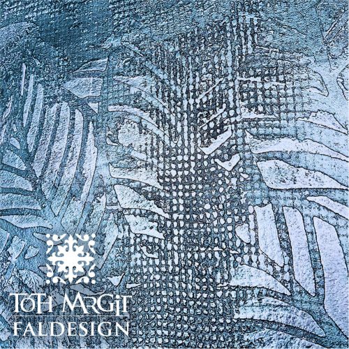 Tóth Margit Calathea stencil - Festő - 31x35 cm közepes