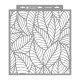 Tóth Margit Calathea stencil - Festő - 38x42 cm nagy