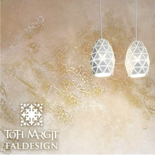 Tóth Margit Cseresznyevirág stencil - Festő - 38x60 cm maxi