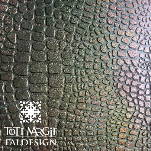 Tóth Margit Krokodilbőr stencil - Festő - 59x63 cm extra