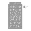 ABC 01 stencil - Festő - 18x35 cm kicsi 2