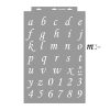 ABC 01 stencil - Festő - 38x60 cm maxi 1