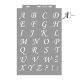 ABC 01 stencil - Festő - 38x60 cm maxi 2