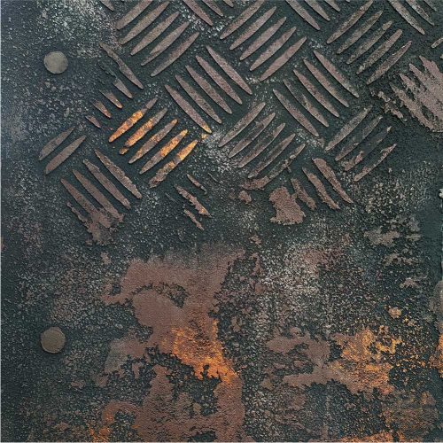 Tread plate 01 painting stencil - 59x63 cm