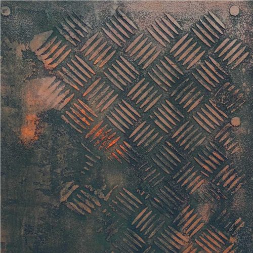 Acél mintázat 01 stencil - Festő - 59x63 cm extra