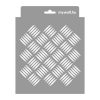 Acél mintázat 01 stencil - Festő - 18x23 cm mini
