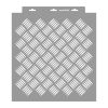 Acél mintázat 01 stencil - Festő - 38x42 cm nagy