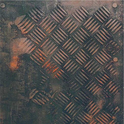 Acél mintázat 01 stencil - Festő - 38x42 cm nagy