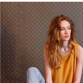 Acél mintázat 02 stencil - Festő - 18x23 cm mini