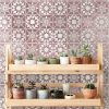 African tiles painting stencil - 18x35 cm
