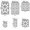 Agra stencil - 3D - 38x60 cm maxi 2