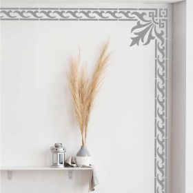 Akantusz 01 stencil - Festő - 18x23 cm mini