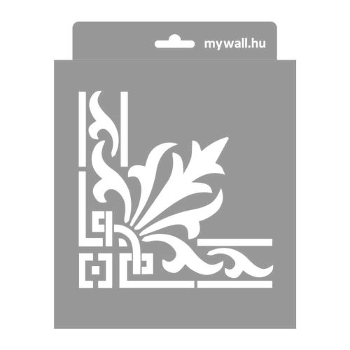 Akantusz 01 stencil - Festő - 18x23 cm mini