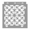 Akantusz 02 stencil - Festő - 31x35 cm közepes