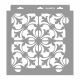 Akantusz 02 stencil - Festő - 31x35 cm közepes