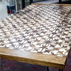 Akantusz 02 stencil - Festő - 18x23 cm mini