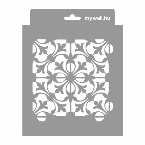 Akantusz 02 stencil - Festő - 18x23 cm mini