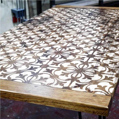 Akantusz 02 stencil - 3D - 38x60 cm maxi