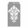 Acanthus 03 3D stencil - 18x35 cm