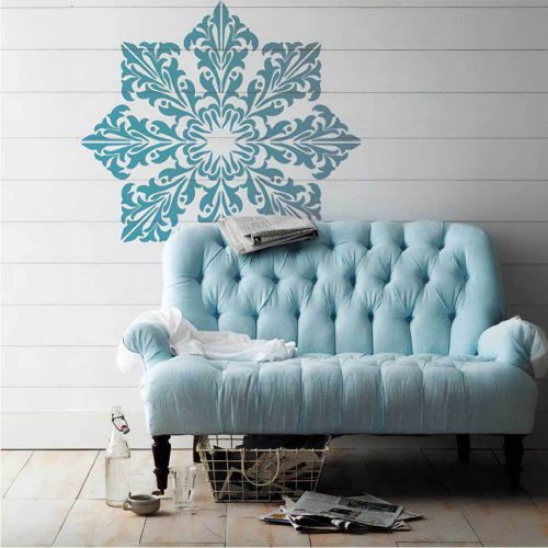 Akantusz 03 stencil - Festő - 18x35 cm kicsi