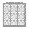 Algarve stencil - 3D - 59x63 cm extra