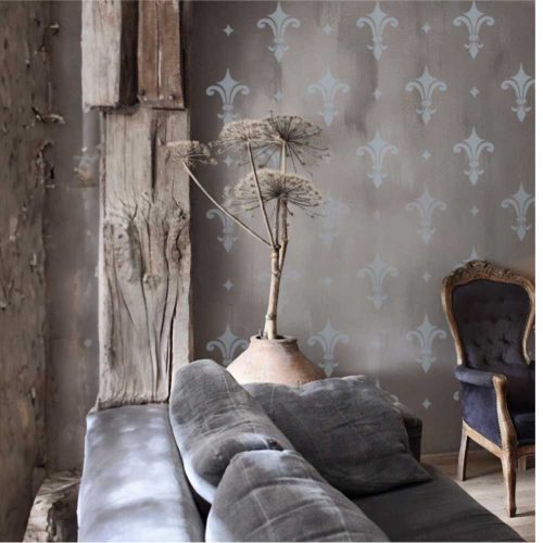 Anjou 04 stencil - 3D - 38x60 cm maxi