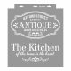 Antique painting stencil - 38x42 cm