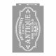 Antique stencil - Festő - 38x60 cm maxi