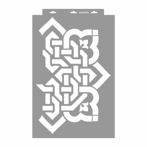 Arabica stencil - 3D - 38x60 cm maxi