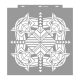 Artdeco 10 stencil - Festő - 59x63 cm extra