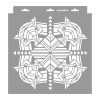 Art deco 10 painting stencil - 31x35 cm
