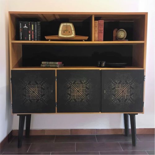 Artdeco 10 stencil - 3D - 38x42 cm nagy