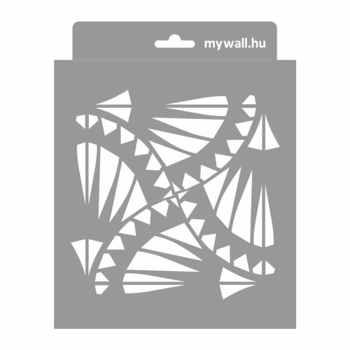 Artdeco 12 stencil - Festő - 18x23 cm mini