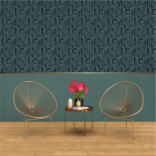 Artdeco 19 stencil - Festő - 31x35 cm közepes