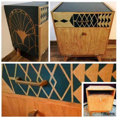 Artdeco 01 stencil - Festő - 38x60 cm maxi 1