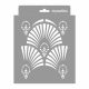 Artdeco 03 stencil - 3D - 18x23 cm mini