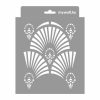Artdeco 03 stencil - Festő - 18x23 cm mini