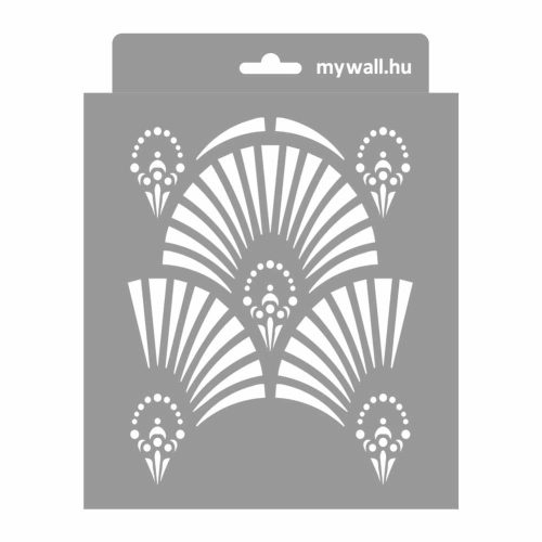 Art deco 03 painting stencil - 18x23 cm