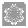Artdeco 03 stencil - Festő - 28x29 cm tortatál