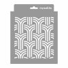 Artdeco 04 stencil - Festő - 18x23 cm mini