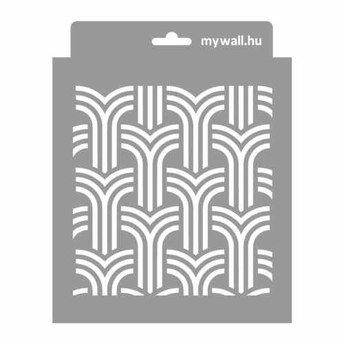 Art deco 04 painting stencil - 18x23 cm