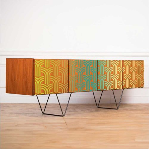 Artdeco 04 stencil - 3D - 38x60 cm maxi 1