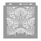 Artdeco 05 stencil - 3D - 31x35 cm közepes