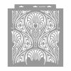 Artdeco 05 stencil - Festő - 38x42 cm nagy