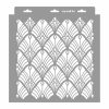 Artdeco 07 stencil - 3D - 31x35 cm közepes