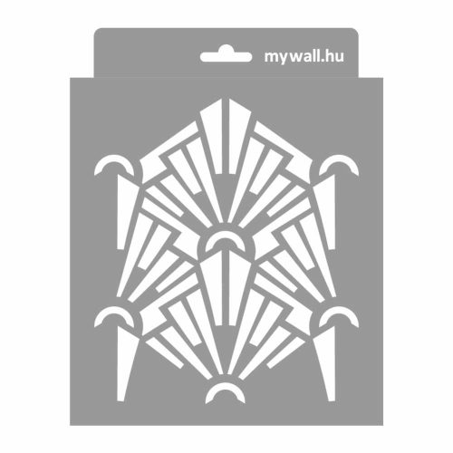 Artdeco 09 stencil - Festő - 18x23 cm mini
