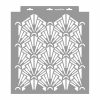 Artdeco 09 stencil - Festő - 38x42 cm nagy